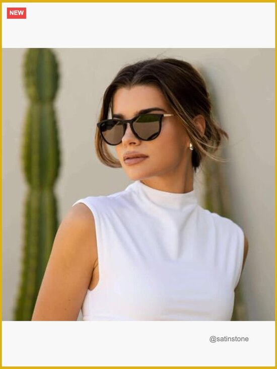 Round Polarized Sunglasses with UV400 Protection and Metal Frame